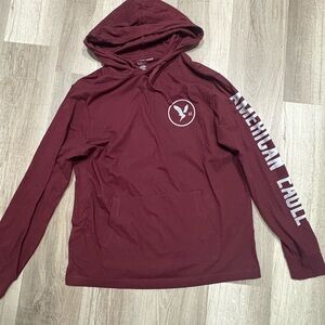 American Eagle Outfitters Burgundy Hoodie